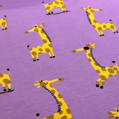 Jersey | Giraffes | Giraffen lavendel lila